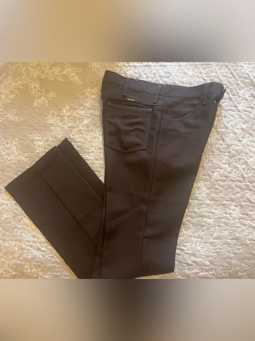 Vintage Wrangler Wrancher Polyester Trousers 32x34